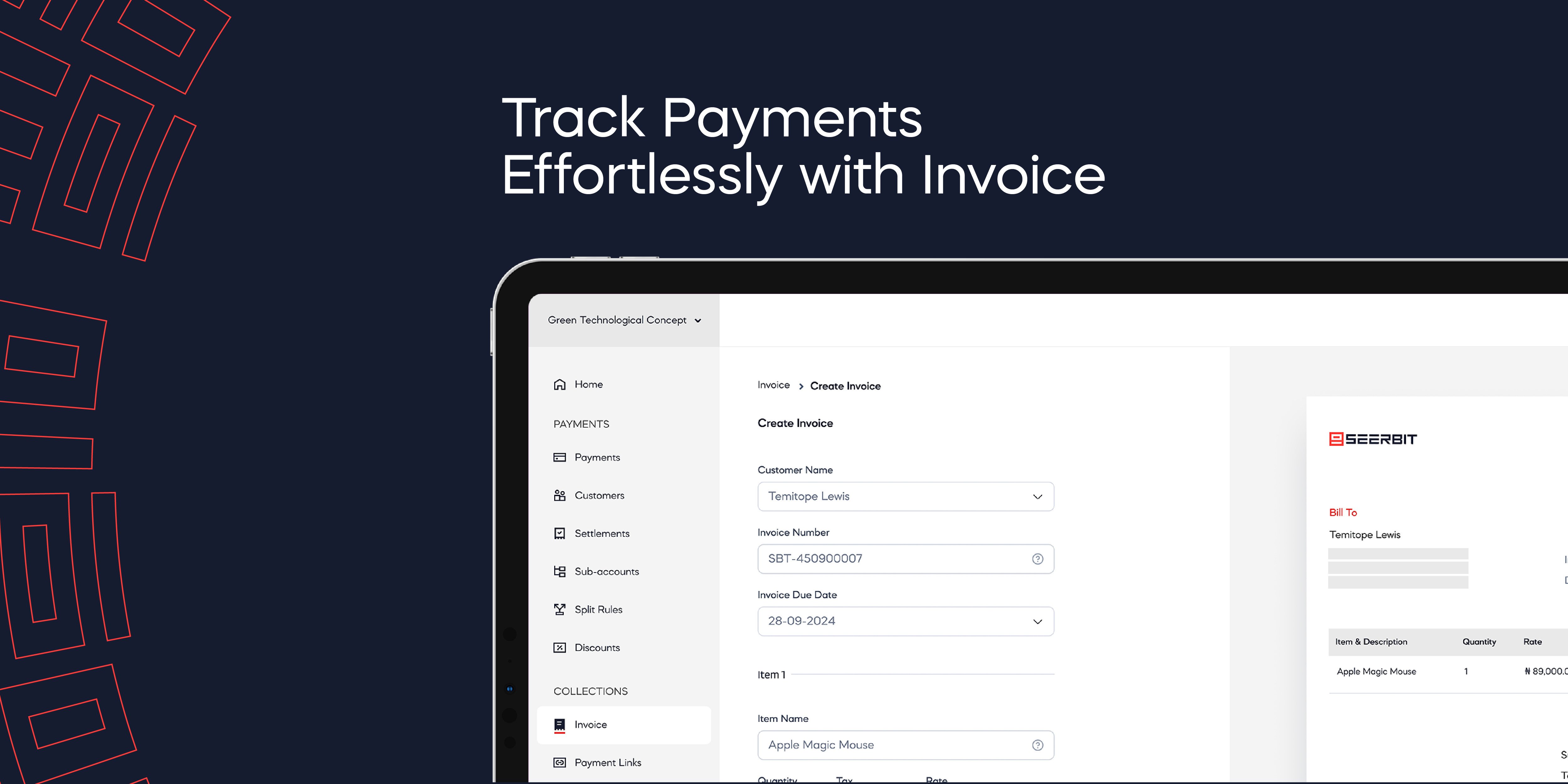 Seerbit New Merchant Dashboard A Game Changer For Business Efficiency
